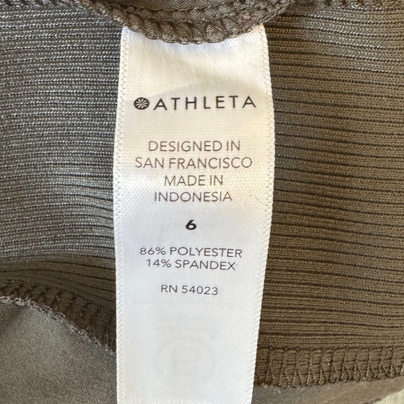 Athleta Brooklyn Legacy Mid Rise Jogger, Mountain Olive, Size 6 - Picture 10 of 10